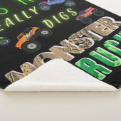 この子は本当にモンスタートラックを消化する シェルパブランケット (3/4)