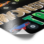 この子は本当にモンスタートラックを消化する フォトプリント            (角)