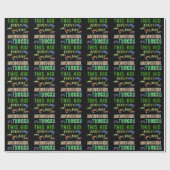 この子は本当にモンスタートラックを消化する ラッピングペーパー (フラット)