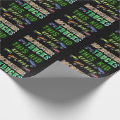 この子は本当にモンスタートラックを消化する ラッピングペーパー (角)