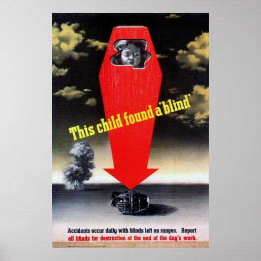 この子は盲人を見つけた ポスター (正面)