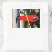 この子は盲人を見つけた 長方形シール (バッグ)