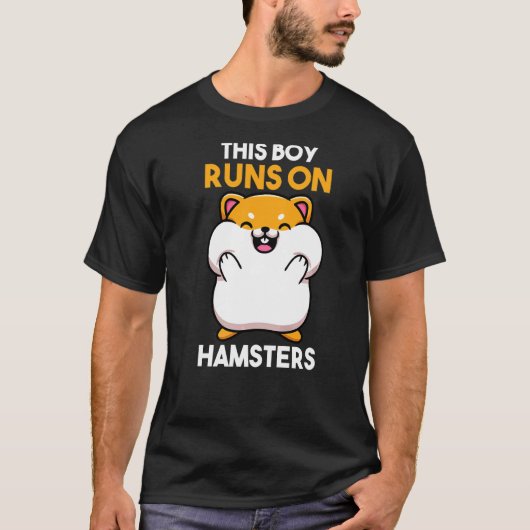 この子をハムスター走にかえる Tシャツ (正面)