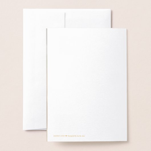 この子供のためにパーソナライズ私はカードを祈りました 箔カード (裏面封筒付き)