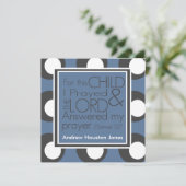 この子供のために私は誕生の発表を祈りました 案内状 (スタンド正面)