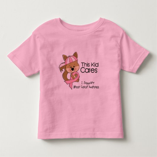 この子供は乳癌の認識度を気にします トドラーTシャツ (正面)