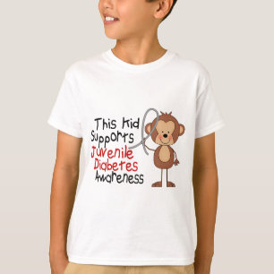 この子供は若年性糖尿病の認識度を支えます Tシャツ