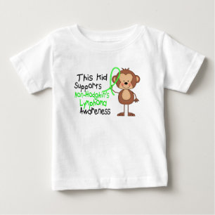 この子供は非Hodgkinsリンパ腫の認識度を支えます ベビーTシャツ