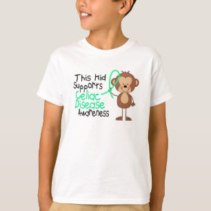 この子供はCeliac病気の認識度を支えます Tシャツ