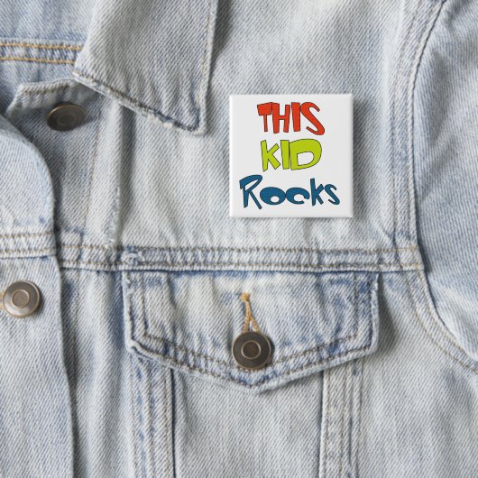 この子供はTシャツおよびギフトを揺すります 缶バッジ (インサイチュ)