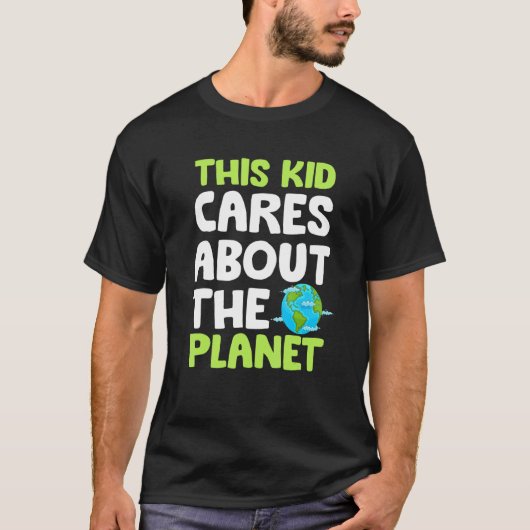 この子気に惑星保護世界の時の地球 Tシャツ (正面)
