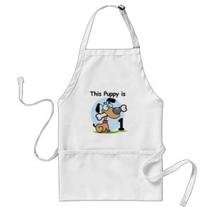 この子犬の誕生日Tシャツとギフト スタンダードエプロン