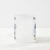 この子犬の誕生日Tシャツとギフト フロストグラスマグカップ (中央)