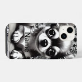 この子犬を使って写真をカスタマイズする iPhoneケース (裏面横)
