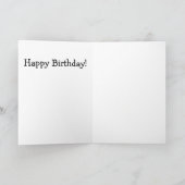 この子猫を誕生日 カード (内部)