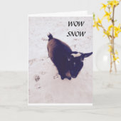 この子羊はあなたの誕生日にとってもかわいい カード (黄色い花)