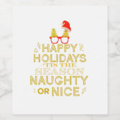 この季節か素敵ないけなクリスマスワインラベ ワインラベル (シングルラベル)