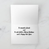 この季節に「あなた」にクリスマスの挨拶を、メリークリスマス カード (内部)