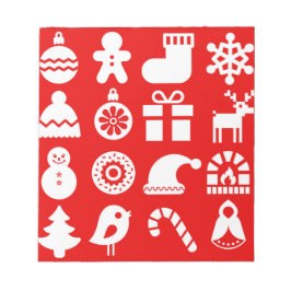 「この季節のクリスマスのメモ帳 ノートパッド