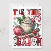 この季節のクリスマスレトロサンタ シーズンカード (正面)