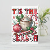 この季節のクリスマスレトロサンタ シーズンカード (スタンド正面)