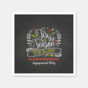 この季節のクリスマス/休日 スタンダードカクテルナプキン