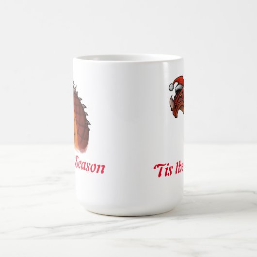 「この季節のドラゴンクリスマスコーヒーマグ コーヒーマグカップ (中央)