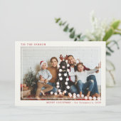 この季節のメリークリスマスの写真 シーズンカード (スタンド正面)