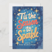 この季節のレトロ写真クリスマスカード シーズンカード (正面)