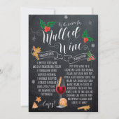 この季節のワインのクリスマスホリデーカード シーズンカード (正面)