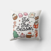 この季節のヴィンテージクリスマス クッション (裏面)