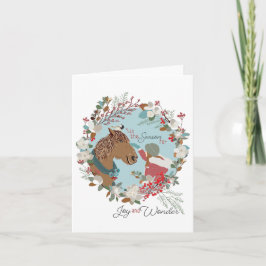 「この季節の休日の挨拶か サンキューカード