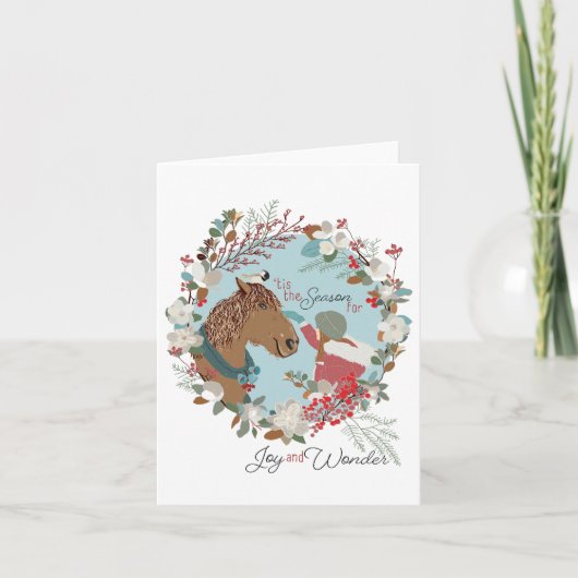 「この季節の休日の挨拶か サンキューカード (正面)