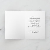 この季節の喜びの理由はイエスです クリスマスカード カード (内部)