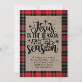 この季節の理由はイエス バフロー・プレイド シーズンカード (正面)