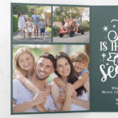 この季節の理由はイエス 写真 三つ折りクリスマスカード (内部最初)