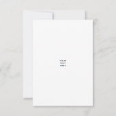 この季節の結婚発表写真 サンキューカード (裏面)