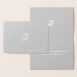 この季節の銀箔 箔カード