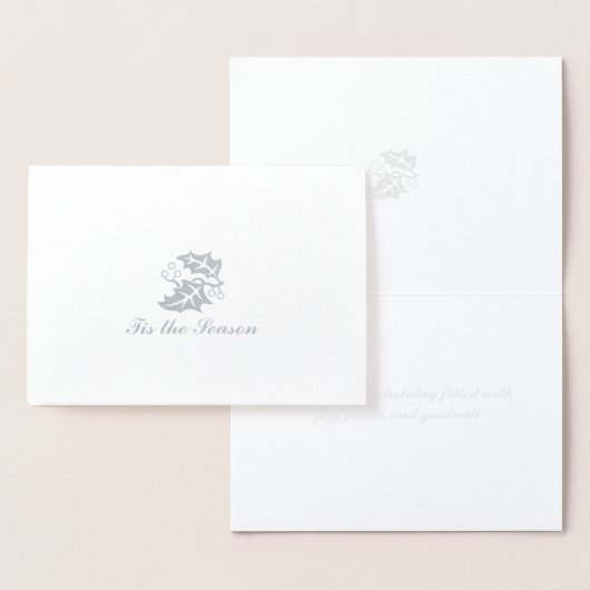 この季節の銀箔 箔カード (ディスプレー)