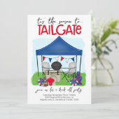 この季節は任意の色に変更をテールゲート 招待状 (スタンド正面)