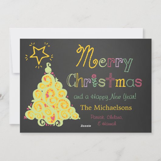 この季節は休日のすてき写真カード シーズンカード (裏面)