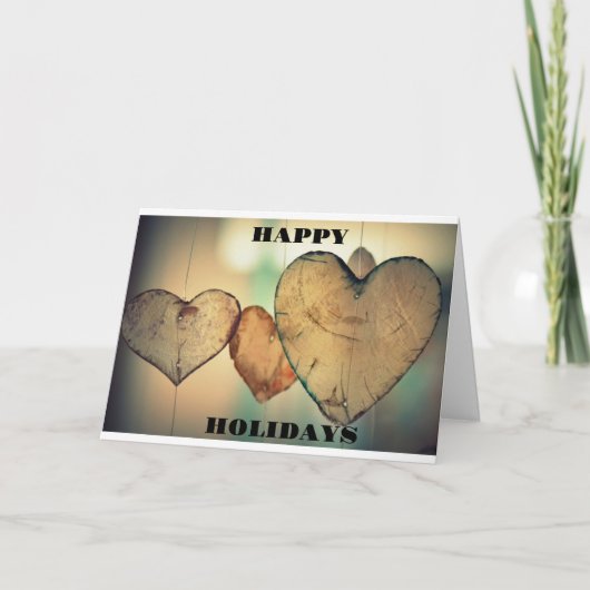 この季節は「陽気で楽しく」 - 「デッキ・ザ・ホールズ」 カード (正面)