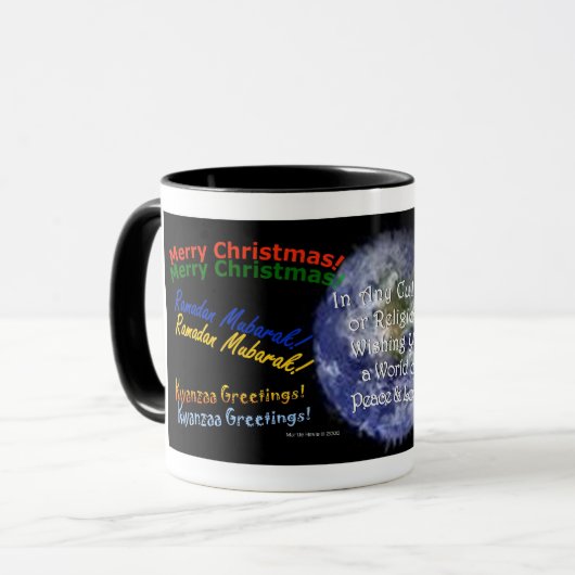 「この季節 – どんな文化や宗教でも – マグカップ (正面左)