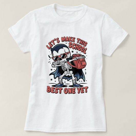 この学校の年度を最高の成功のヒントにする Tシャツ (デザイン正面)