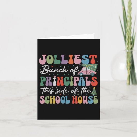 この学校の校長の中で最も陽気な連中 カード (正面)