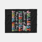 この学校の校長の中で最も陽気な連中 フリースブランケット (正面(横))