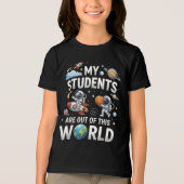 この宇宙の世界で私の生徒たちは活躍中 トライブレンドＴシャツ (正面)