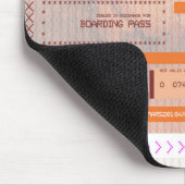 この宇宙フライト火星旅行搭乗券を変更 マウスパッド (コーナー)