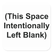 この宇宙離れは空白の3インチのシール