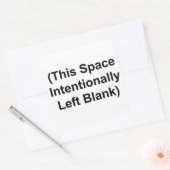 この宇宙離れは空白の3インチのシール スクエアシール (封筒)